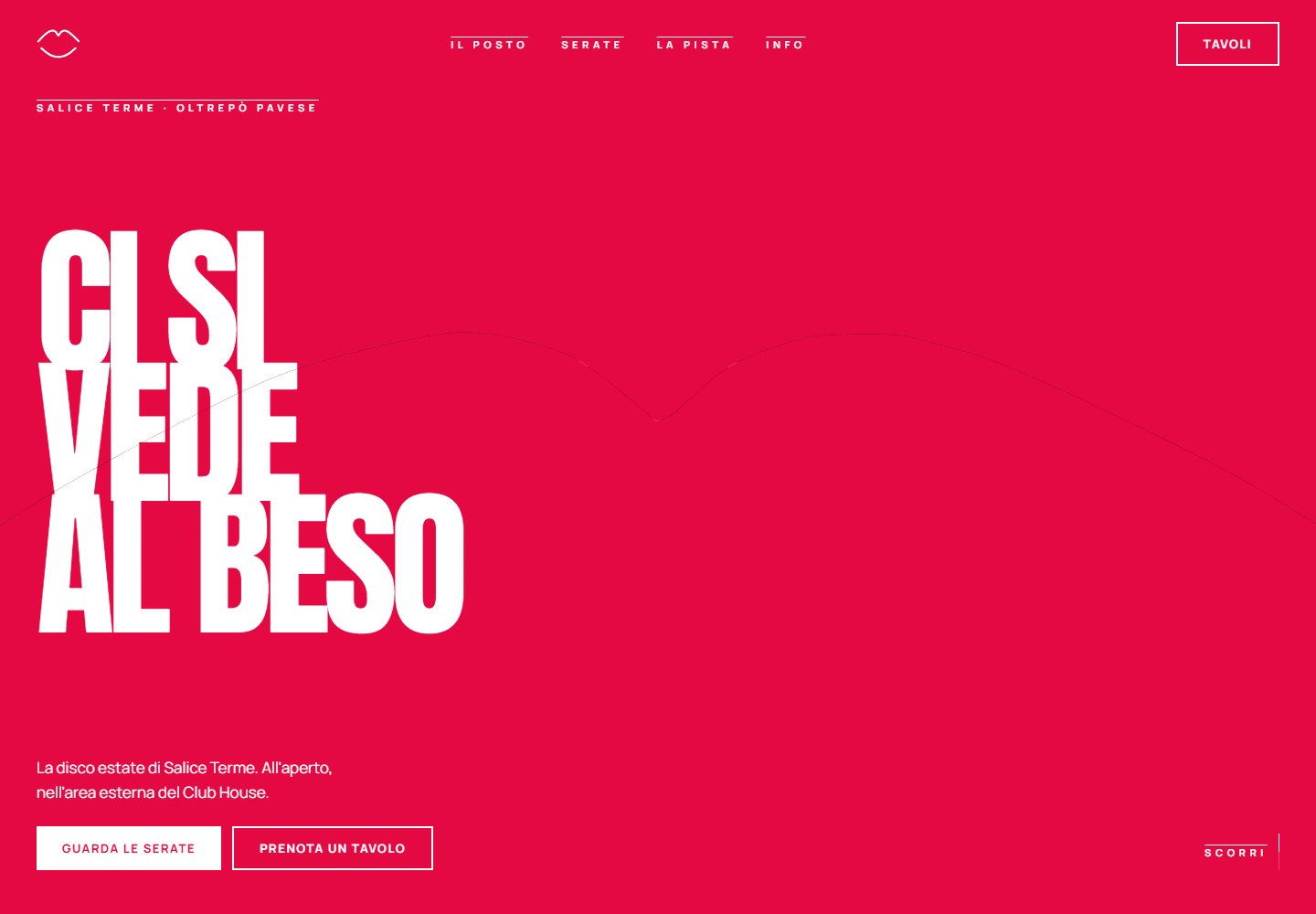Beso — screenshot del sito